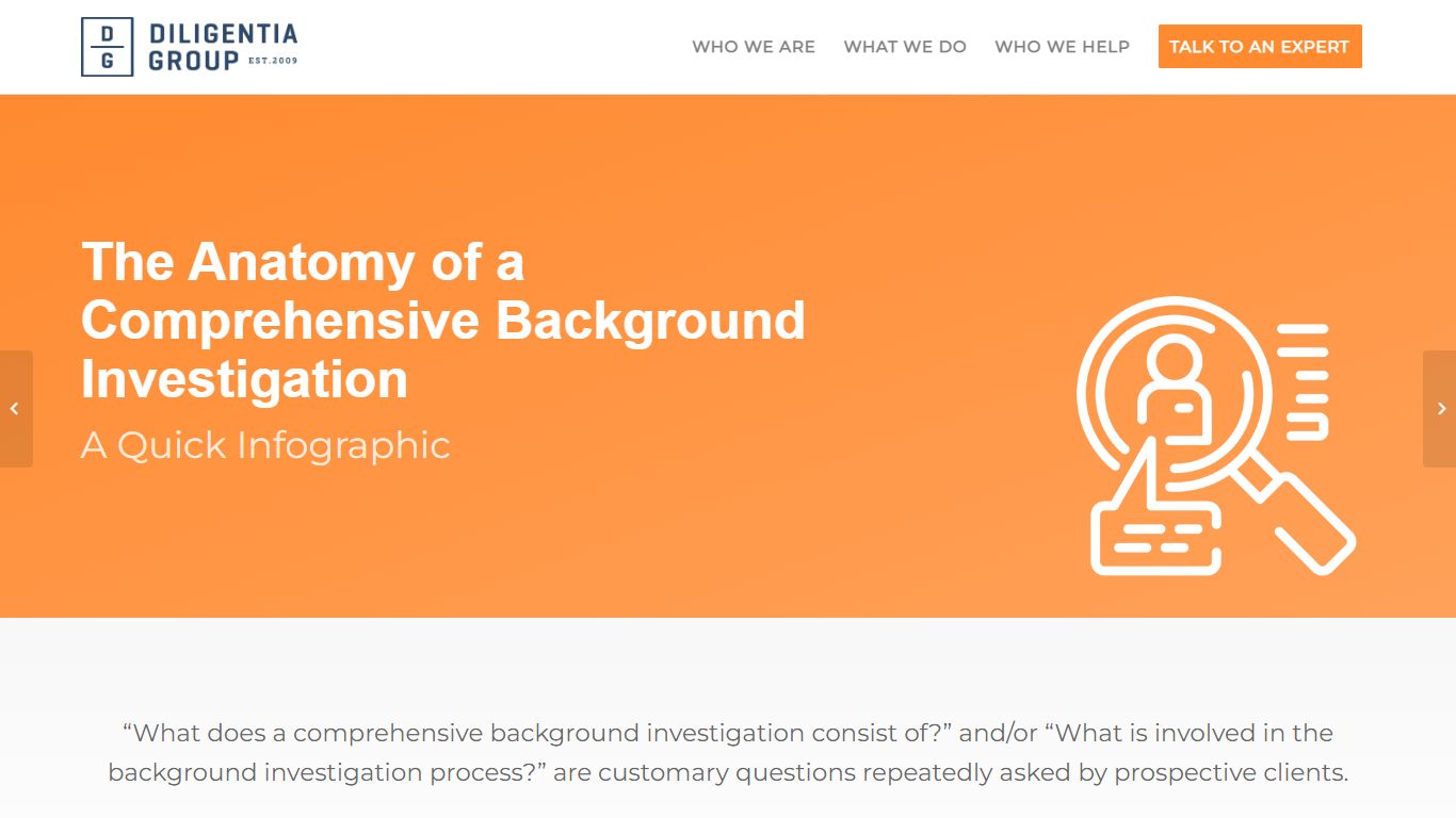 The Anatomy of a Comprehensive Background Investigation [INFOGRAPHIC ...